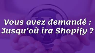 Vous avez demandé : Jusqu’où ira Shopify ?